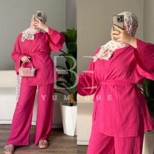 Ensemble ALMERA rose fuchsia