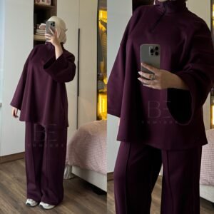 Ensemble Softy aubergine