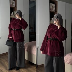 Pull celina bordeaux