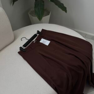 Pantalon YUMI marron foncé