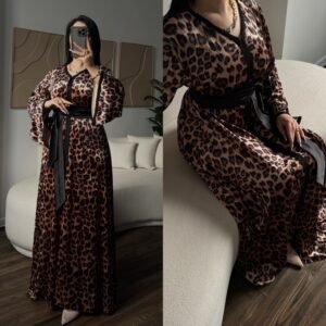 Caftan léopard