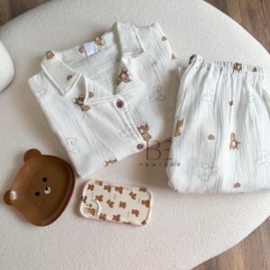 Pyjama demi manches avec pantalon